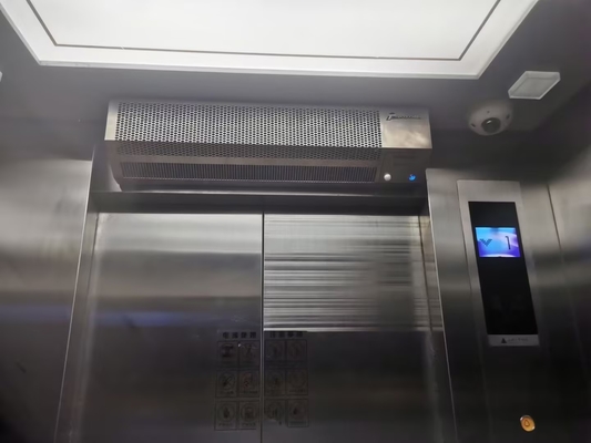 Cortina de aire de ventilación de ascensor de acero inoxidable con inducción automática del cuerpo 32 pulgadas