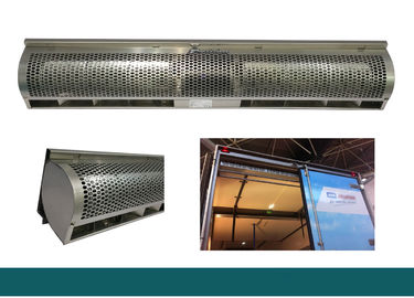 2025 Conductor profesional de refrigerador de 24 V de corriente continua cortina de aire compacta para puertas superiores