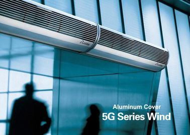 Cortinas de aire compactas de plata de aluminio que controlan del telecontrol para la puerta 9-11m/s