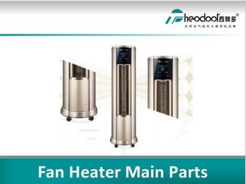 Calentador de ventilador vertical de la serie 2025 Warm Sun con control de pantalla táctil inteligente calefacción aire acondicionado