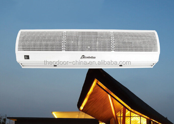 Cortina de aire compacta de 90-200 cm, velocidad de 11 m/s con control remoto