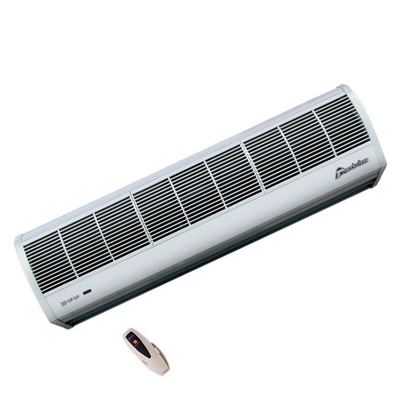 220V ventilador de cortina de aire compacto para puerta con control remoto 2 velocidades