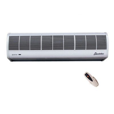 Cortina de aire de aluminio de 230 V 2000 m3/h con control remoto