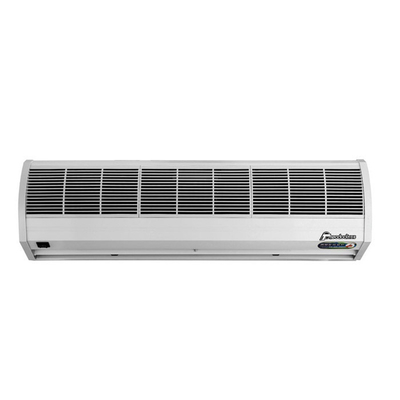 Cortina de aire de aluminio de 230 V 2000 m3/h con control remoto
