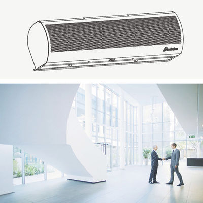Compact Air Curtain 900mm 230VAC for Door Entrance with Remote Control