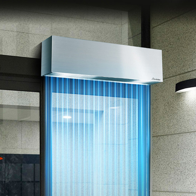 Cortina de aire de acero inoxidable SS304 de 1500 mm para puertas de 2,5-4 m