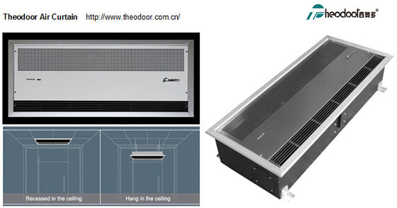 Barrera de calefacción de cortina de aire térmico con ventilador de enfriamiento o aire caliente