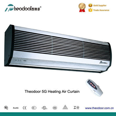 2025Theodoor 5G Serie de plata pantalla de aire de la puerta cortina de aire caliente con elementos de calefacción PTC