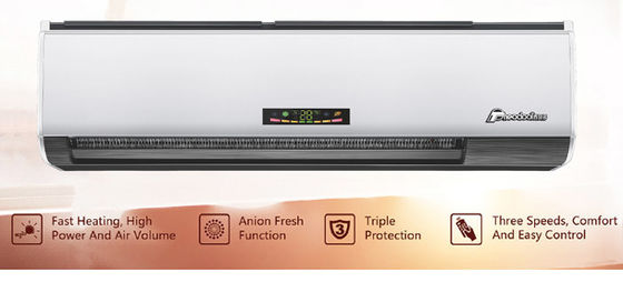 2025 Calentador de habitación Calentador de ventilador de tipo de montaje en pared con calentador PTC y RC 2-4kW