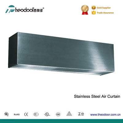 2025 Cortina de aire de acero inoxidable industrial ligero para puertas altura de apertura 4m