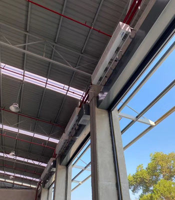 2025 Cortina de aire industrial de metal para la puerta del almacén de la fábrica Altura de 5 a 6 m