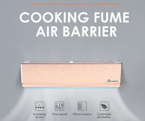 La barrera de aire para la puerta de la cocina del hogar separa el tamaño de cocinar del humo a partir del 0.7m hasta la cortina de aire casera de los 2m