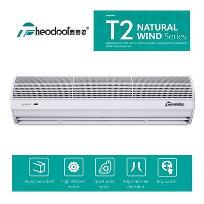 Cortina de aire de plástico de cubierta ABS para puertas de hoteles, restaurantes, locales y tiendas Mantenga el aire acondicionado limpio en el interior