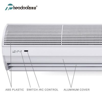 2024 Cortina de aire de plástico ABS para puertas de hoteles, restaurantes, locales y tiendas Mantenga el aire acondicionado limpio en el interior