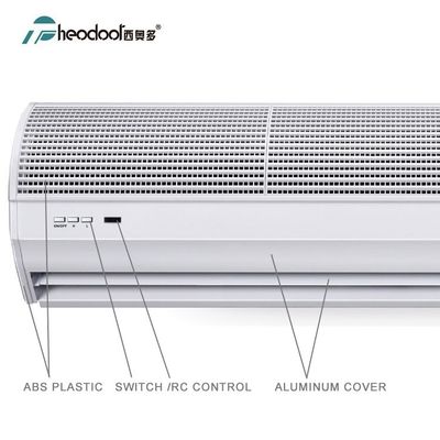 Cortina de aire de plástico de cubierta ABS para puertas de hoteles, restaurantes, locales y tiendas Mantenga el aire acondicionado limpio en el interior