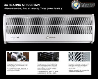 2025Fabrica de cortinas de aire de puertas aéreas compactas con calentador eléctrico PTC