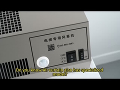 2025 ventilador de enfriamiento ascensor Compacto de aire cortina de acero o acero inoxidable ventilador de aire cortina de enfriador